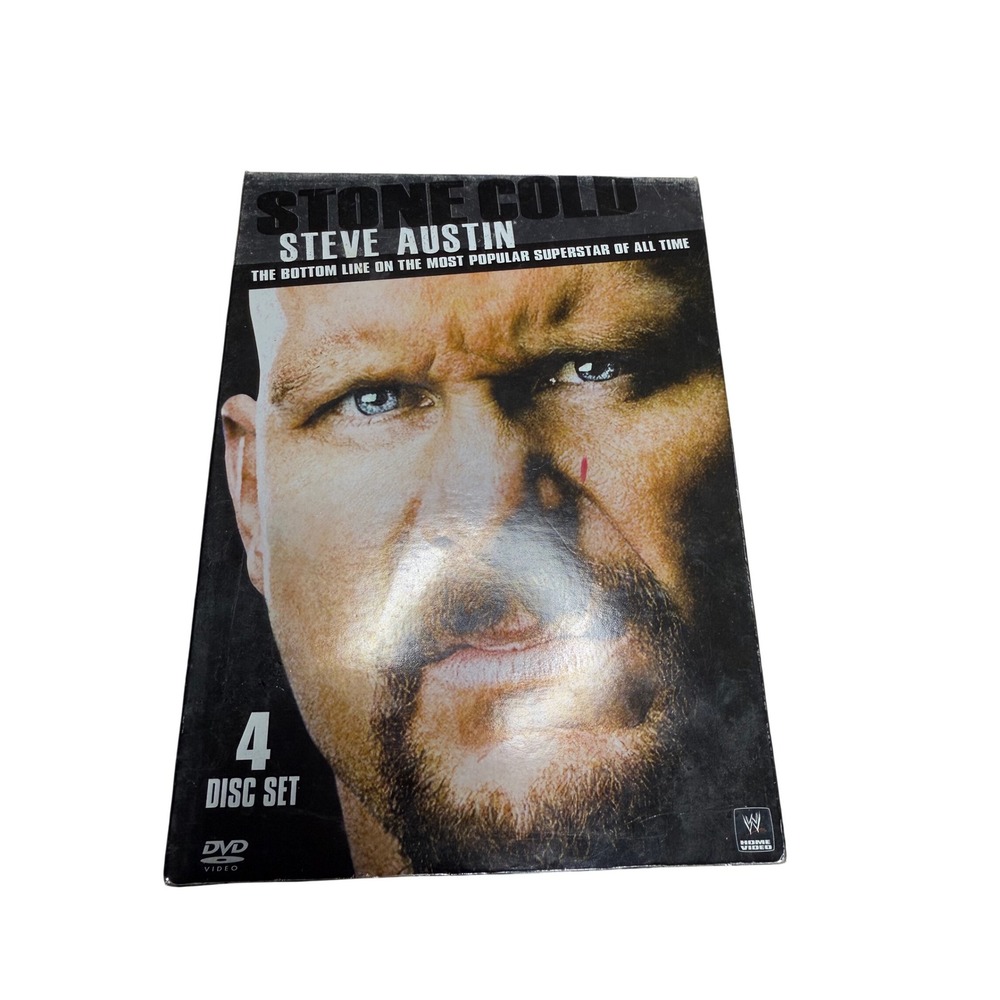 Stone Cold Steve Austin The Bottom Line Most Popular Superstar 4‎ Disc Set DVD